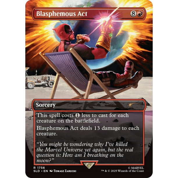 Magic: The Gathering Secret Lair x Marvel's Deadpool Trading Card