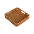 thumbnail image 5 of DOMELAY Imitation Rattan Bread Basket Square Serving Basket for Snacks Fruit Kitchen S, 5 of 9
