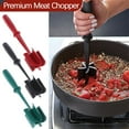 Lilixerw Clearance 2pcs Curved Blades Ground Beef Smashe,Meat Choppers