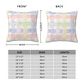 thumbnail image 4 of YFYANG Square Decorative Throw Pillow Case (Without Pillow Insert), Watercolor Line Stripe Texture Bedroom Sofa Car Cushion Cover, 26"x26", 4 of 9