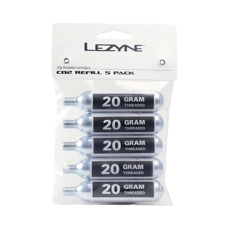 Lezyne 20g CO2 Cartridge, Pack of 5