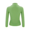 thumbnail image 5 of YOTMKGDO Long Sleeve Funnel Neck Undershirts for Women: Soft Lightweight Turtleneck Sweater – Warm Knitted Pullover Perfect for Curvy Fits and Casual Wear in Green, 5 of 8