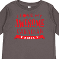 thumbnail image 4 of Inktastic Canadian Family Pride Awesome Boys or Girls Long Sleeve Toddler T-Shirt, 4 of 5