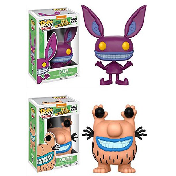 Funko Nickelodeon ahh Real Monsters Ickis Krumm Figure Set New From Nickelodeon ahh Real Monsters Ickis And Krumm As A Stylized Pop By Pop Walmart Com Walmart Com