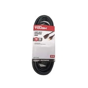 Hyper Tough 10 ft 16AWG 3-Prong Black Outdoor Single-Outlet Extension Cord, 13 Amps