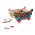 thumbnail image 1 of arctrm Wooden Shape Sorter Toy Fine Motor Skill Interactive Kindergarten Match Game with Number, 1 of 9