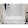 thumbnail image 2 of Alexander 60 in. L x 32 in. W Alcove Shower Pan Base with Center Drain in Glossy White Marine Acrylic, 2 of 9
