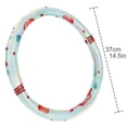 thumbnail image 4 of Eiffel Tower Car Wheel Covers Steering Wheel Cover 14.5 Inch Printing PVC Leather Auto Accessories, 4 of 6