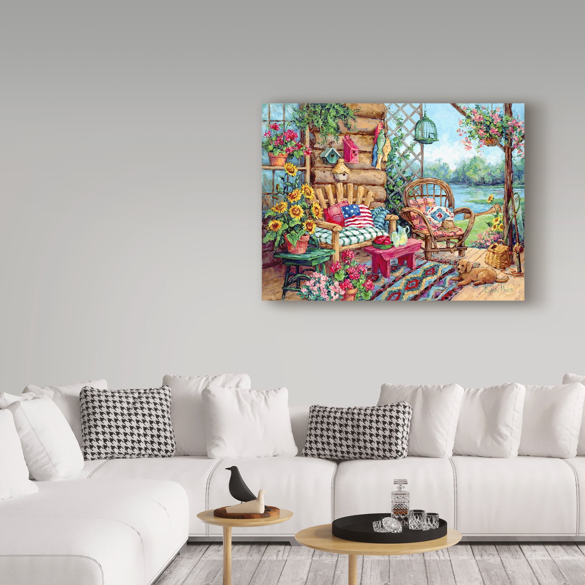 Trademark Fine Art 'The Lodge' Canvas Art by Barbara Mock