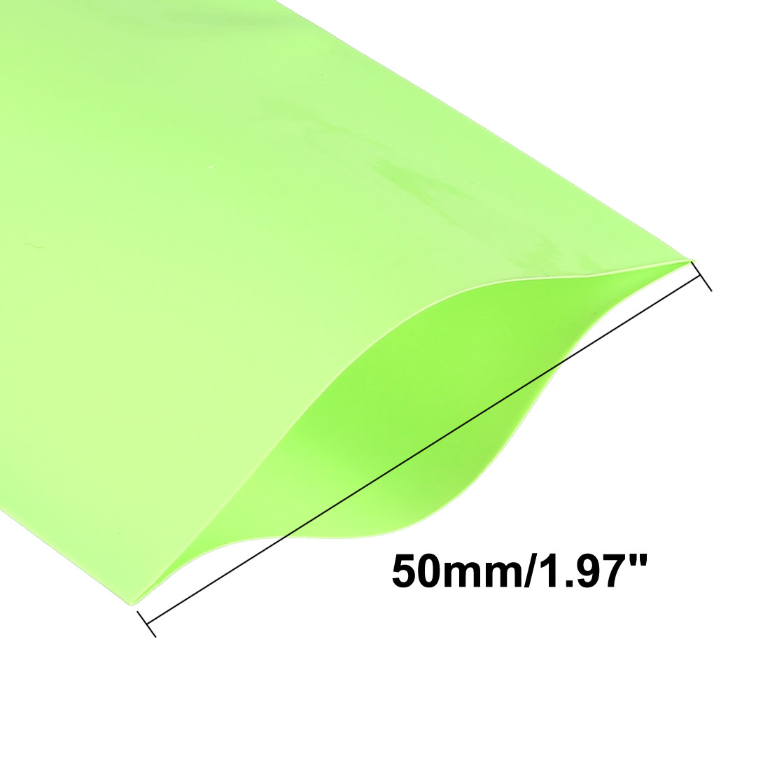 Unique Bargains Battery Wrap Heat Shrink Tubing for Electrical Insulation Green