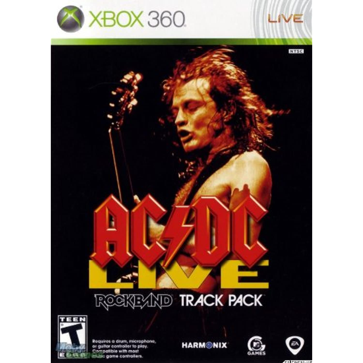 Ac/Dc Live Rock Band Track Pack