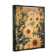 thumbnail image 3 of Stupell Industries Sunlit Sunflower Field Botanical & Floral Photography Black Floater Framed Art Print Wall Art, 25 x 31, 3 of 9