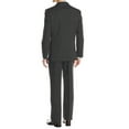 thumbnail image 2 of Mens Ticket Pocket 2-piece Charcoal Wool Modern Fit Suit, 2 of 5