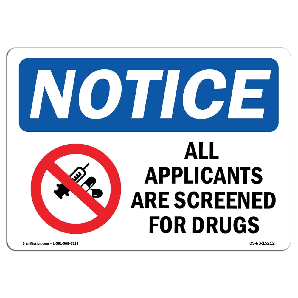 2 X Notice,Use Of Drugs On These Premises.Warning Wall/Window/Door Vinyl Sticker 