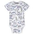 thumbnail image 3 of Onesies Brand Bebé 3 Monos 3 Pantalones Conjunto Mix n Match Recién Nacido hasta 12M Gris Verde Camo Dino 3-6 Meses, 3 of 5