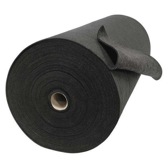 Steiner Welding Blanket Roll,4ft W,50 ft L,Black 316-48RF