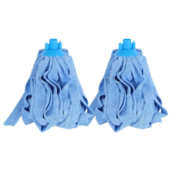 Firefly Hope 2 - Piece Set of Blue Microfiber Cloth Mop Refills: Ideal Replacement Heads for Cleaning Wood and Tile Floors