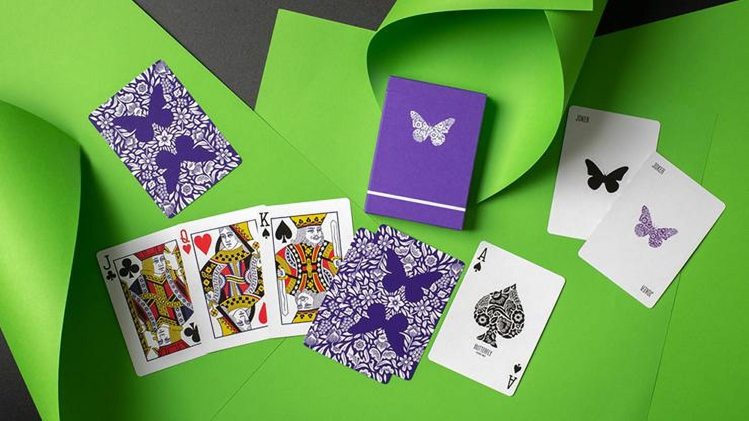 Butterfly Playing Cards (Royal Purple) by Ondrej Psenicka x Stefan Eriksson