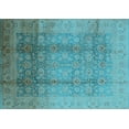 thumbnail image 1 of Ahgly Company Indoor Rectangle Oriental Light Blue Industrial Area Rugs, 8' x 12', 1 of 4