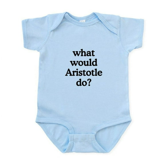 CafePress - Aristotle Infant Bodysuit - Baby Light Bodysuit, Size Newborn - 24 Months