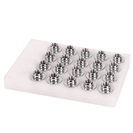 Axenor 20PCS M12x1.5 Wheel Lug Nuts Chrome Mag Seat Washer A0475A0041