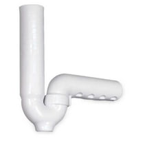 Truebro Pipe Cover,P Trap,Molded Vinyl Material 82190