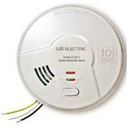 Usi 3-In-1 Tamper Proof Smoke, Fire, And Carbon Monoxide Smart Alarm With 10 Year Sealed Battery Back-Up, Hardwired