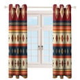thumbnail image 4 of Bohemia 2pcs Blackout Curtains For Living Room Bedroom Grommet Top Window Set for Left And Right Biparting Open, 4 of 6