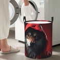 thumbnail image 5 of Gaeub Mysterious Hooded Wolf Dirty Clothes Storage Basket, Toy Storage Bin for Storing Clothing, Diapers, Toys-Small, 5 of 6