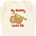 thumbnail image 4 of Inktastic My Mommy Loves Me Sloth Boys or Girls Long Sleeve Baby Bodysuit, 4 of 5