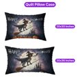 thumbnail image 5 of Happy Halloween German Shorthaired Pointer Witch Pumpkins Bats Quilt Pillowcase GSP Lover Dog Gift Throw Pillow Cover Bed Home Decor - 13012, 5 of 5