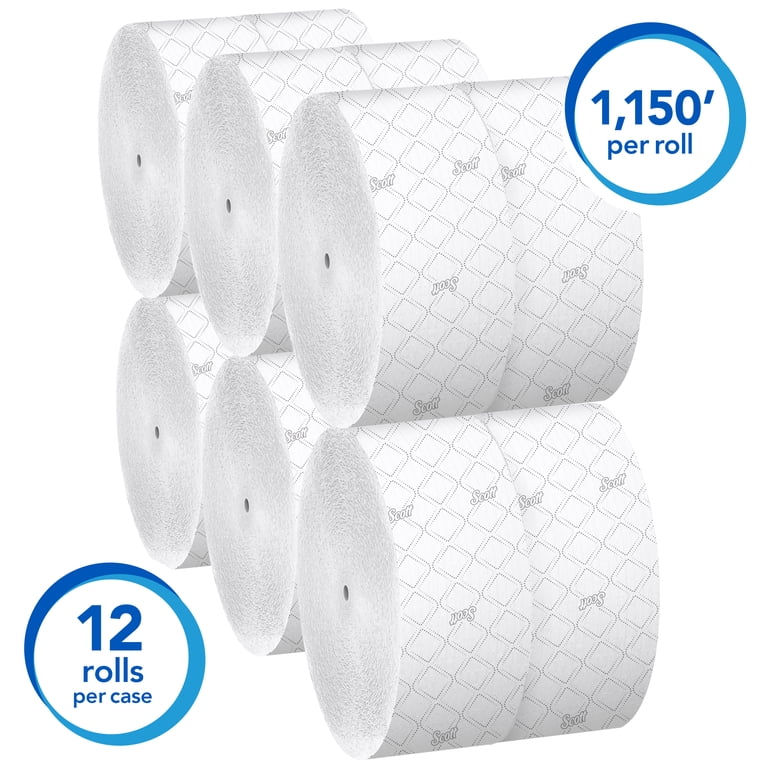 Scott, Toilet Paper, 07006, 2-Ply, Jumbo Roll, Septic Safe