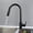 Black, variant on Touchless Kitchen Faucet, Stainless Steel Kitchen Sink Faucet with Pull Down Sprayer,High Arc Smart Motion Sensor Single Handle Kitchen Faucet with 2 Functions Sprayer, Deck Mounted,Black