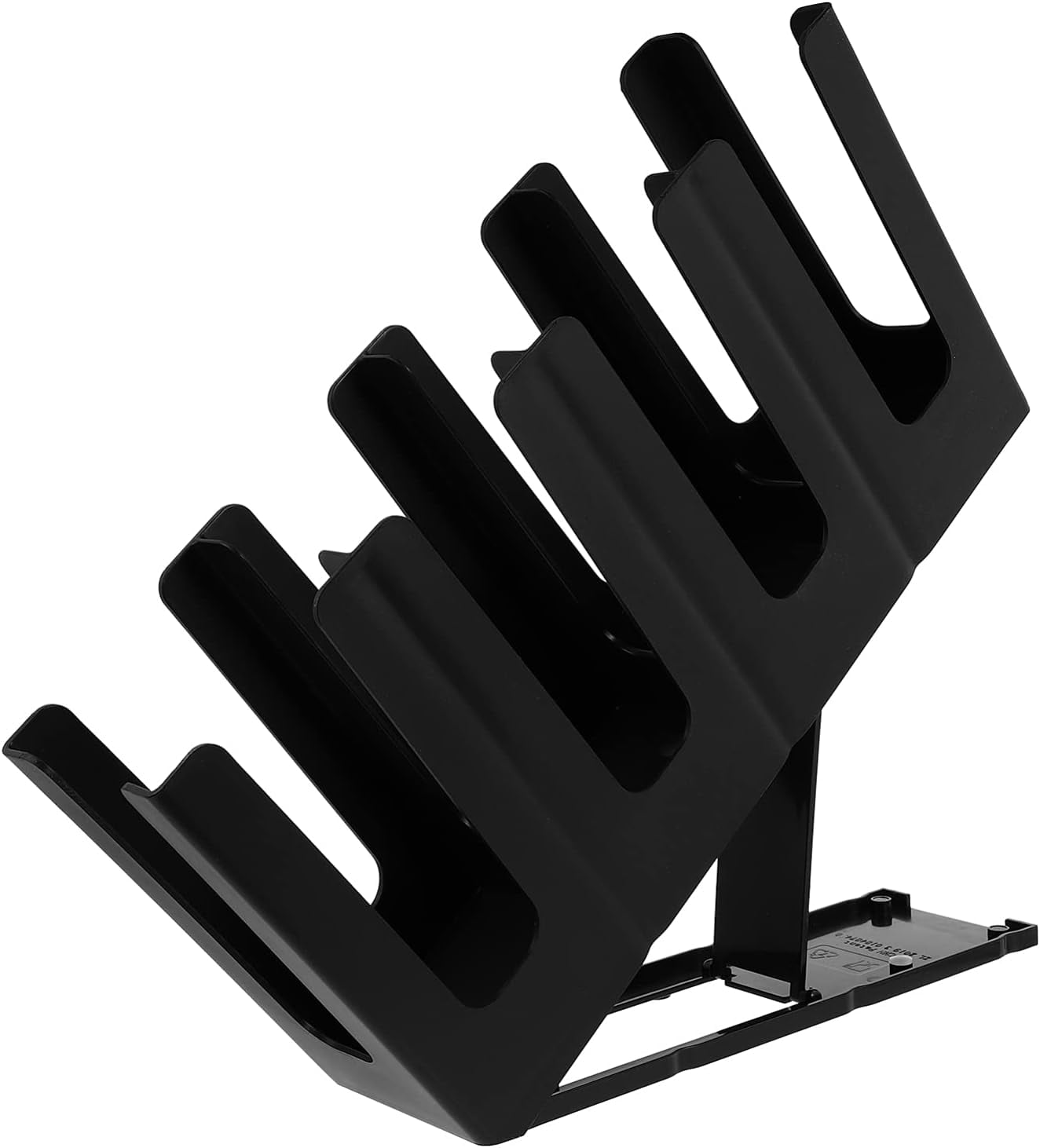 dosili Paper Cup and Lid Holder Plastic Paper Cup Holder Stand 4 Compartment Counter Cup Rack