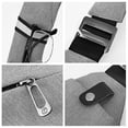 thumbnail image 3 of Multi-Pocket Shoulder Bag, Sling Crossbody Bag, Mini Shoulder Bags, Men'S Bag Small, Anti-Theft Chest Bag For Men (Gray), 3 of 4