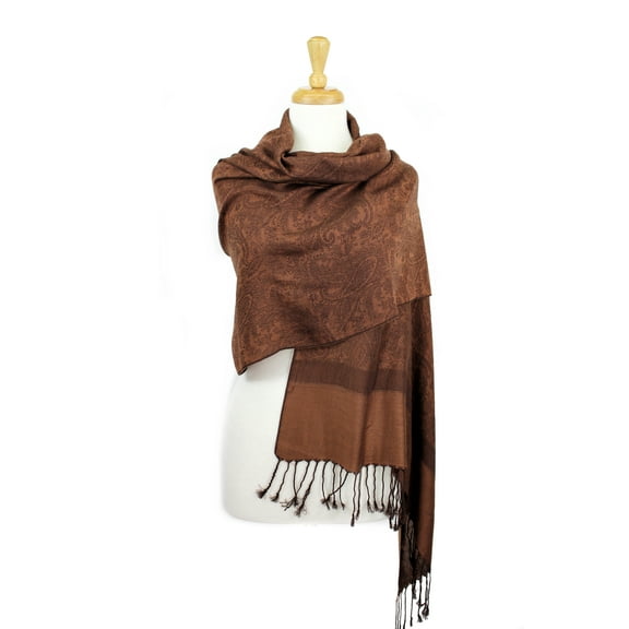 Paisley Jacquard Pashmina Shawl Wrap Scarf Stole