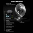 thumbnail image 3 of R1 Concepts Front Brakes and Rotors Kit |Front Brake Pads| Brake Rotors and Pads| Euro Ceramic Brake Pads and Rotors WFTN1-67027, 3 of 3