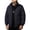 Black, variant on Men's Fleece Lined Bomber Jacket Diamond Full Zip Quilted Winter Warm Coat Stand Collar Windproof Outerwear with Pockets