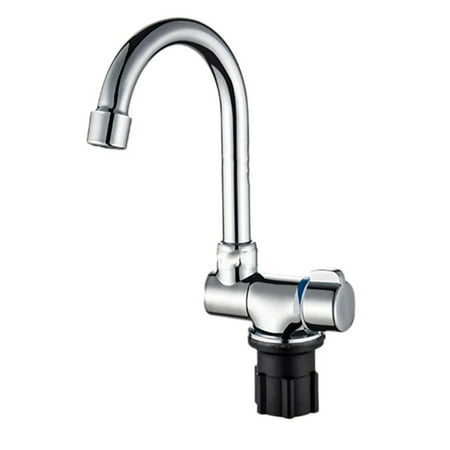 

Foldable Kitchen Faucet 360 Dgree Rotation Sink Water Tap Single Handle Cold & Hot Water Mixer Faucet for RV