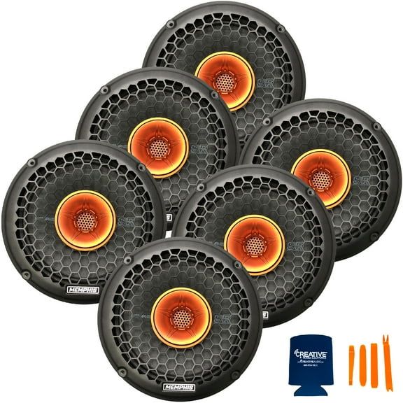 Memphis Audio 6 SRXP82WT SRX Pro Audio 8" Coaxial Speakers