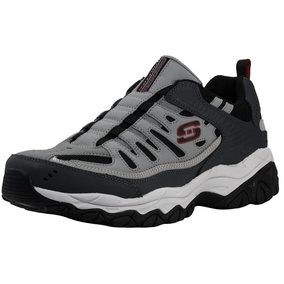Skechers Afterburn Wonted Memory Fit Mens Slip on Shoes, Sporty Trainer Sneakers