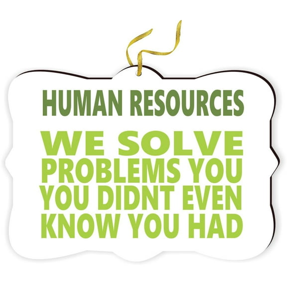 Artistic Donna - Human Resources - We Solve your Problems - for Car Interior Rear View Mirror Hanger Car Accessories Interior Decoration Hanging Ornament Fancy Christmas Tree Ornament for Christmas