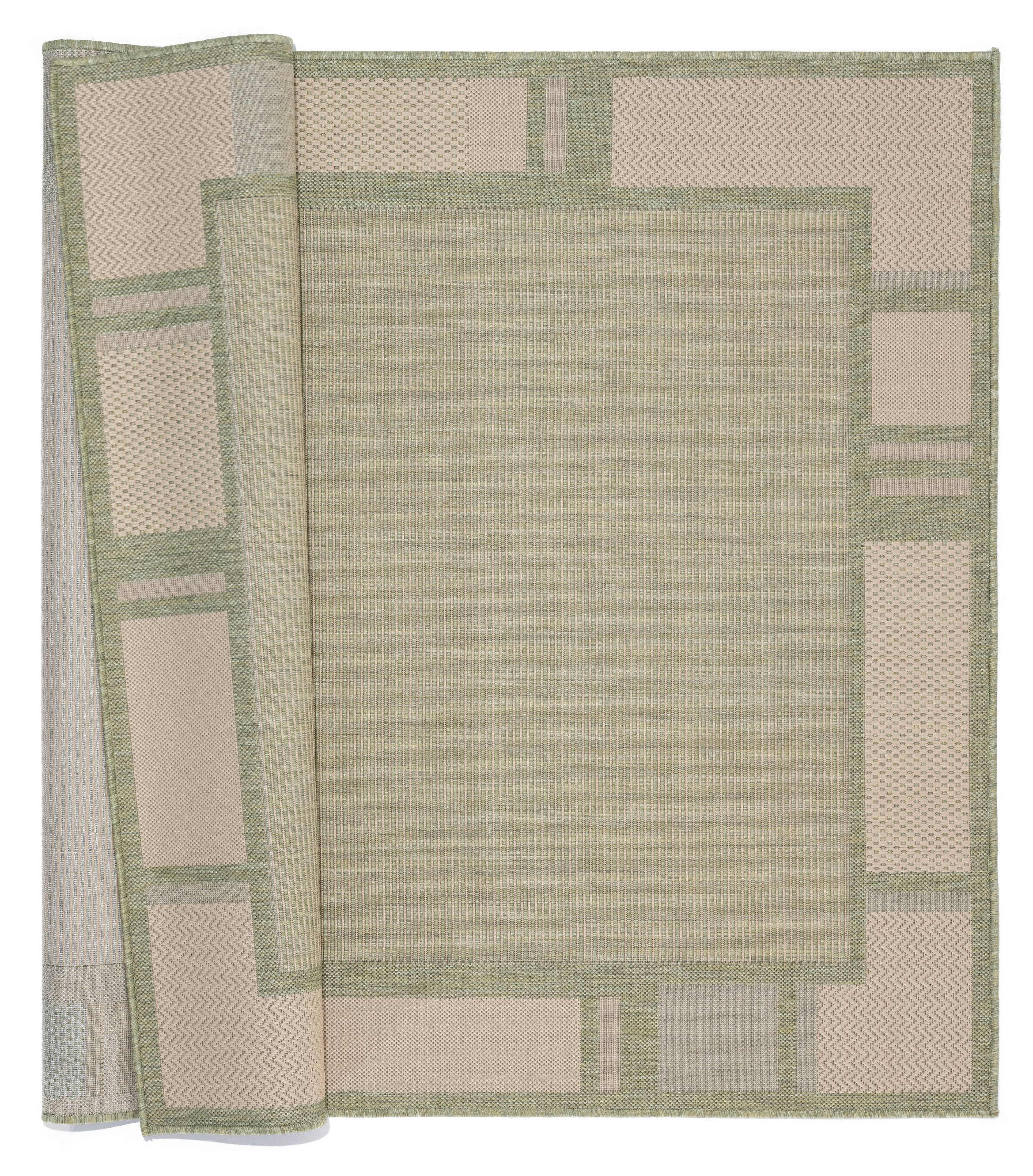 United Weavers Mali Dorothy Contemporary Border Area Rug, Green, 7'10" x 10'6"