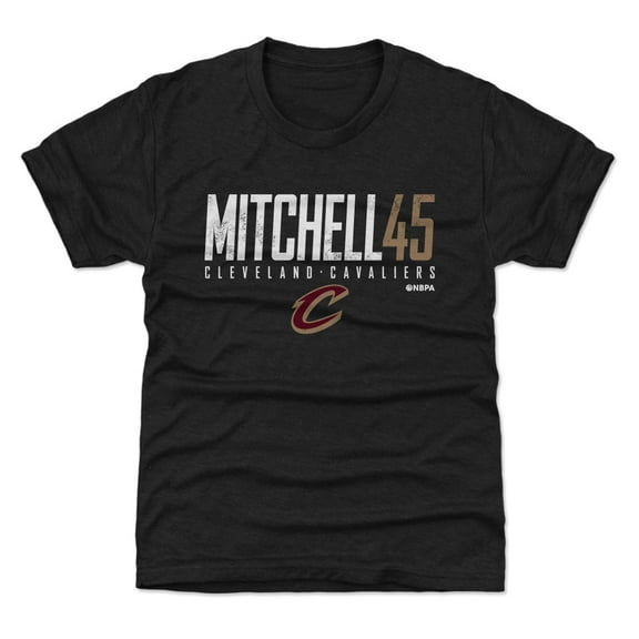 Youth 500 Level Donovan Mitchell Black Cleveland Cavaliers Elite T-Shirt