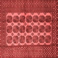 thumbnail image 1 of Ahgly Company Indoor Square Southwestern Red Country Area Rugs, 4' Square, 1 of 4