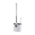 thumbnail image 2 of Cqxid Toilet Brush And Holder Set Bathroom Cleaner Brush Non Slip Handle Toilet Bowl Brush Silicone Toilet Brush With Ventilated Holder Toilet Brush Set For Bathroom Deep Cleaning, 2 of 9