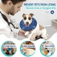 thumbnail image 2 of Supet Inflatable Dog Cone Collar Alternative After Surgery, Doggie Neck Donut Collar Recovery, Soft Dog Cone for Small Medium Large Dogs, 2 of 7