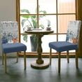 thumbnail image 3 of Dining Chair Slipcover, Thanksgiving Pumpkin Fall Blue Pumpkin Leaves Wooden Chair Protector Stretch Parsons Chair Covers for Dining Room, Restaurant, Kitchen, Party, Set of 4, 3 of 5