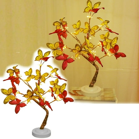 

Yjdsgif Clearence Decorative lights Mother s Day Gift-Bonsai Tree Light For Room Decor Butterfly Tree Light，Aesthetic Lamps For House Romantic Night Light For House Decor Good Ideas For Gifts Gift