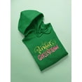 thumbnail image 3 of Zombie Girl Squad. Gold Glitter Hoodie Women -Image by Shutterstock, Female XX-Large, 3 of 4